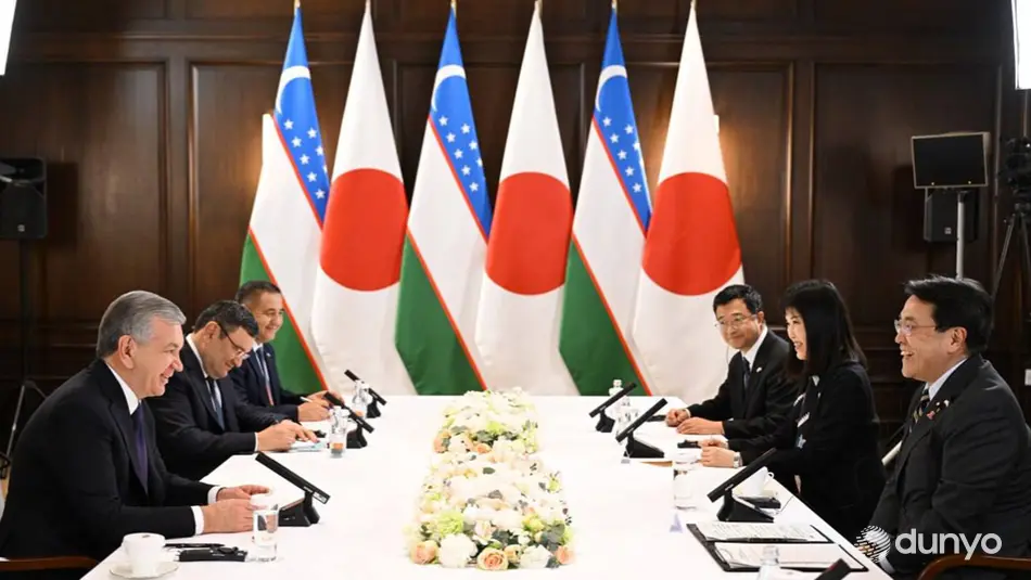 Ўзбекистон Президенти Япония иқтисодиёт, саноат ва савдо вазири билан учрашув ўтказди