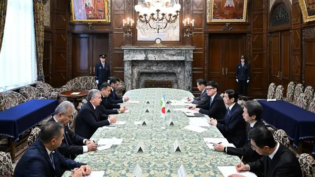 O‘zbekiston Prezidenti Yaponiya Parlamenti Maslahatchilar palatasi prezidenti bilan uchrashdi