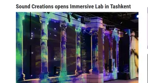 В Ташкенте открылась иммерсивная лаборатория аудио и визуальных технологий
