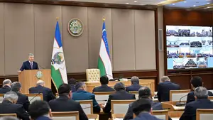 O‘zbekiston Prezidenti raisligida joriy yilning birinchi choragida hudud va tarmoqlardagi iqtisodiy o‘sish tahlili va yil yakuniga qadar ustuvor vazifalar yuzasidan videoselektor yig‘ilishi bo‘lib o‘tdi