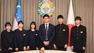 Япон ўқувчилари ўзбек маданияти билан танишди