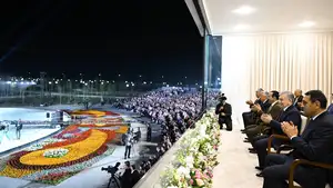 Ўзбекистон Президенти Марғилон шаҳрида янги илмий-маърифий ва сайёҳлик мажмуасининг очилиш маросимида иштирок этди