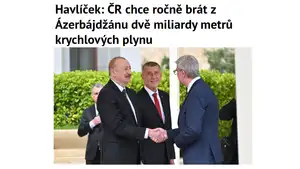 ИА “ČTK”: Премьер-министра Чехии в ходе визитов в Азербайджан, Казахстан и Узбекистан сопровождают представители ведущих экономических структур страны