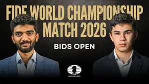 FIDE 2026-yilgi shaxmat toji uchun o‘yinni o‘tkazish bo‘yicha tender eʼlon qildi
