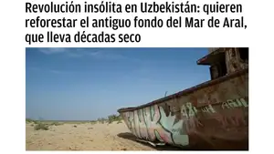 Узбекистан восстанавливает леса на высохшем дне Аральского моря