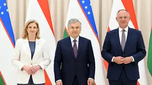 Президент Узбекистана принял делегацию Австрии