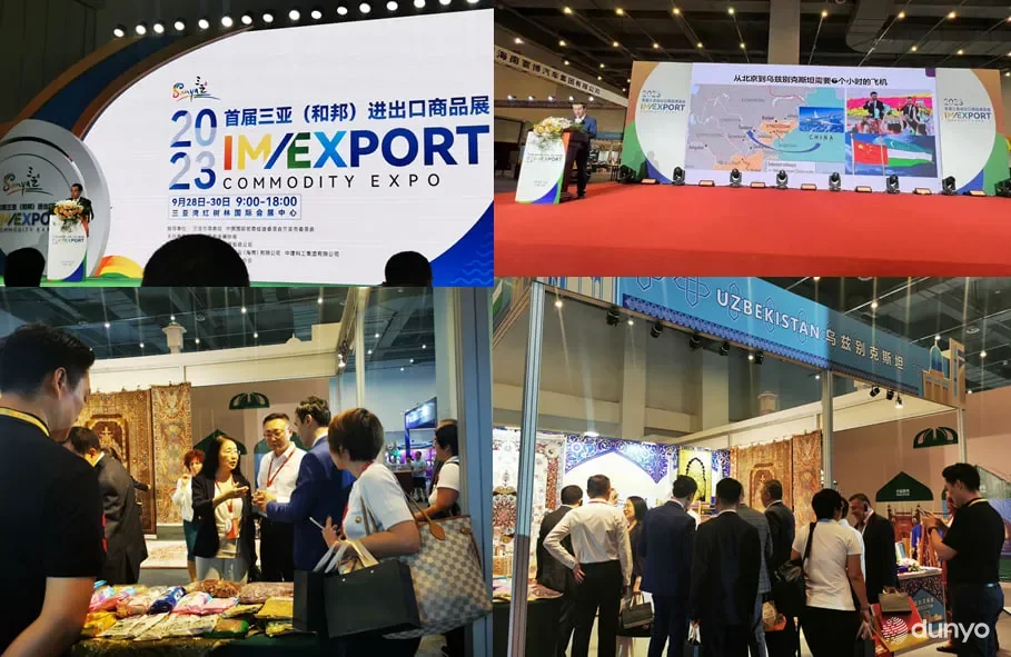 Узбекская продукция представлена на выставке товаров в китайской провинции Хайнань