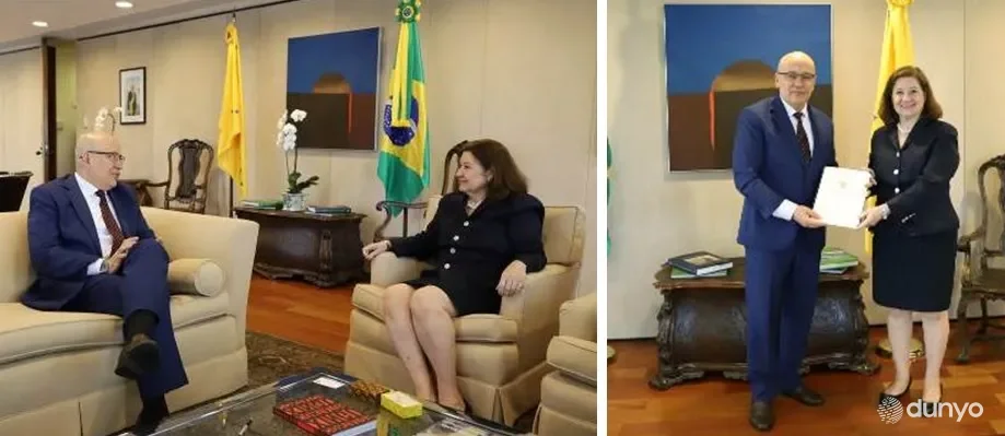 Посол Узбекистана в Бразилии вручил копию верительных грамот