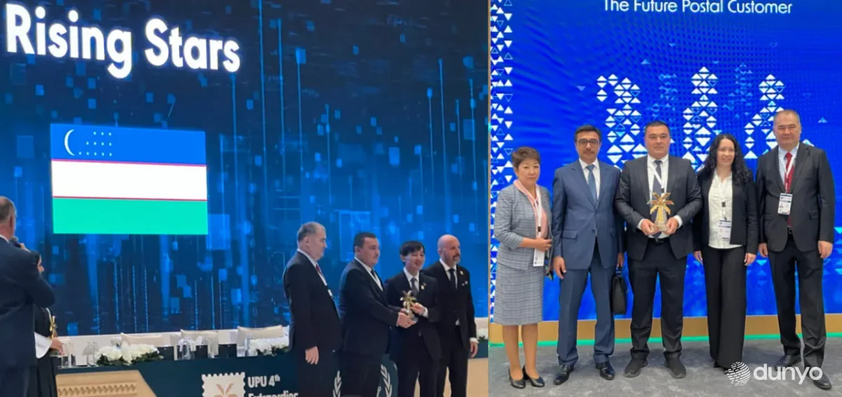 Ўзбекистон 2023 йилда "Жаҳон почта соҳасида етакчи" деб эълон қилингани ҳолда "Ёрқин юлдуз" халқаро мукофоти билан тақдирланди