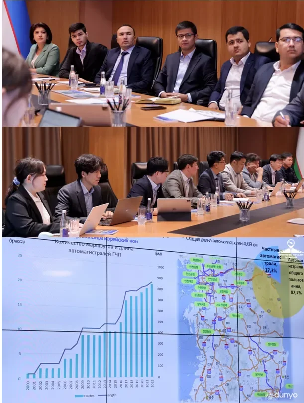 Жанубий Корея компаниялари Ўзбекистонда йўлларни эксплуатация қилиш ва сақлаш бўйича лойиҳани амалга оширишга кўмаклашади