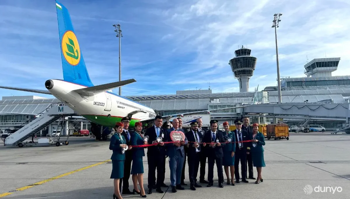 «Uzbekistan Airways» Германиянинг Мюнхен шаҳрига мунтазам ҳаво қатновларини йўлга қўйди