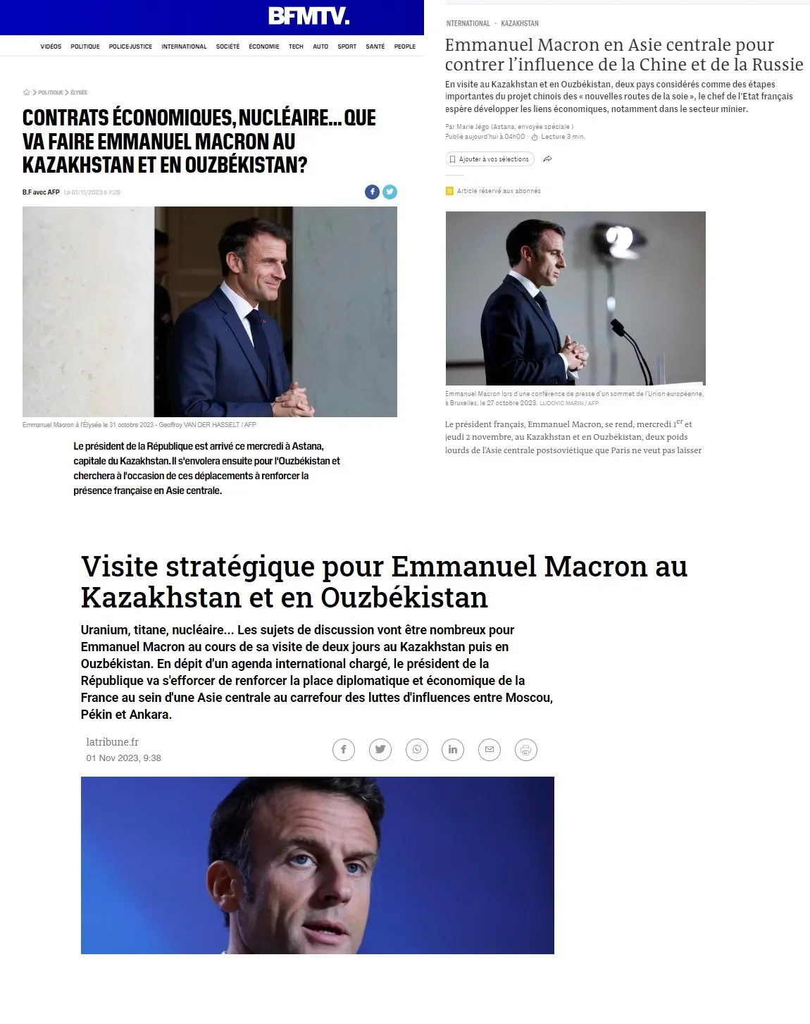 A view from Paris: The French President attaches great importance to his visit to Uzbekistan