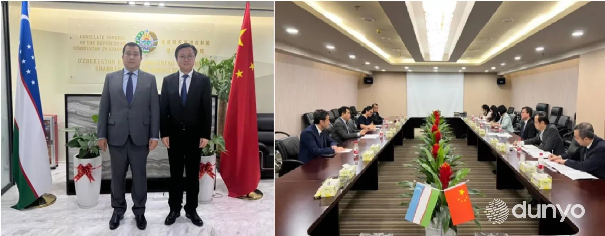 В Генеральном консульстве Узбекистана обсуждены с делегацией мэрии китайского города Дуньгуань вопросы активизации торгово-экономических связей с регионами нашей страны