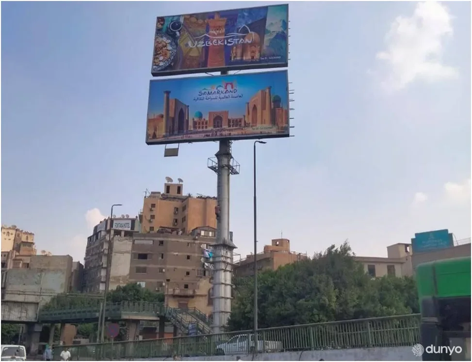 Богатое культурное наследие и современная архитектура Узбекистана демонстрируется на центральных улицах городов Египта