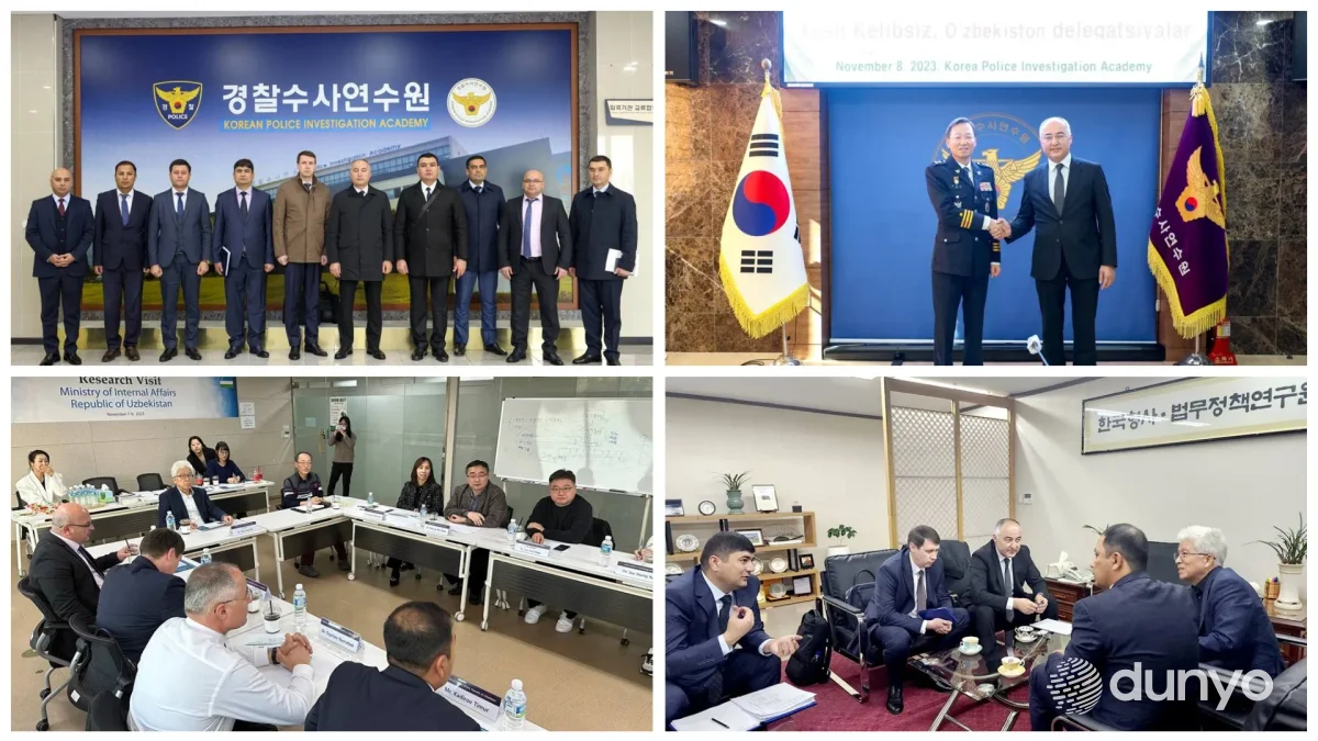 Узбекистан и Южная Корея укрепляют сотрудничество в области выявления и устранения факторов преступности