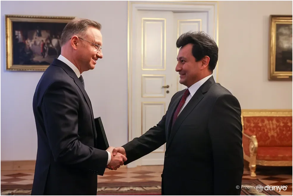 O'zbekiston elchisi Polsha Prezidentiga ishonch yorliqlarini topshirdi