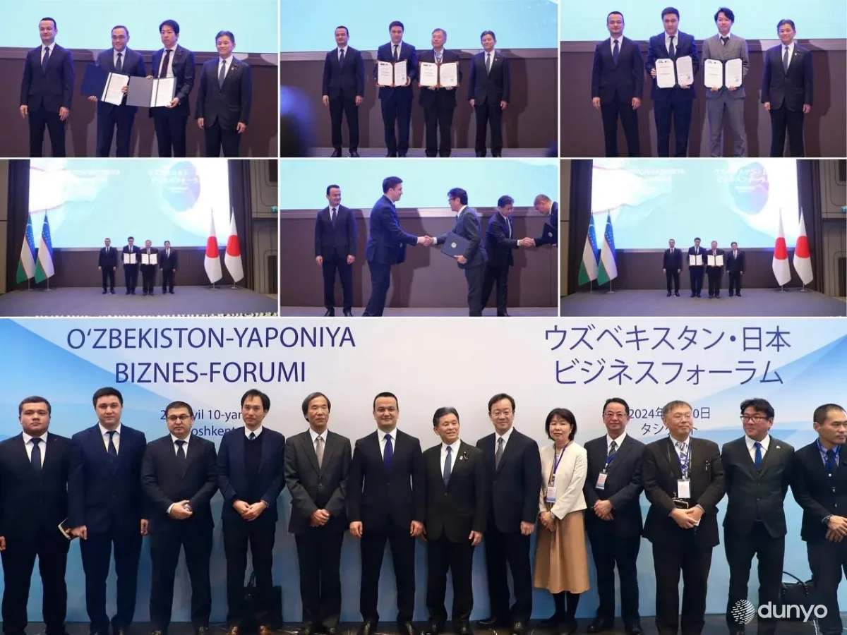 Узбекистан и Япония по итогам бизнес-форума в Ташкенте сформировали «Дорожную карту» всесторонней поддержки совместных проектов