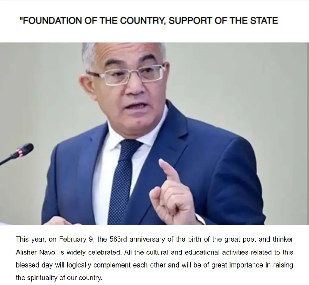 Misr ommaviy axborot vositalari o'z o'quvchilarini Alisher Navoiy ijodi bilan tanishtirmoqda