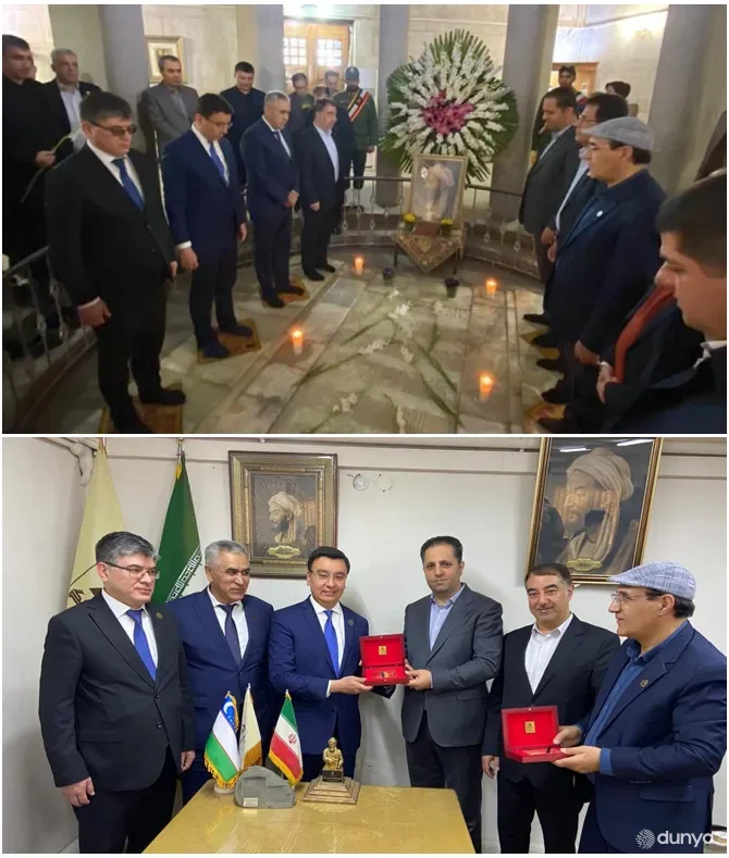 Ўзбекистон делегацияси Эроннинг Ҳамадон шаҳрига ташрифи чоғида Абу Али ибн Сино қабрини зиёрат қилди