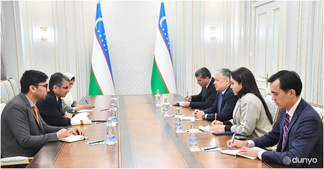 Ўзбекистон ТИВ раҳбарининг биринчи ўринбосари Покистон элчисини қабул қилди