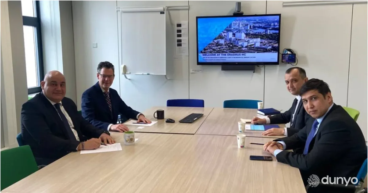 Нидерландиянинг Эразмус тиббиёт маркази Ўзбекистон билан қўшма лойиҳаларни амалга оширишга тайёр