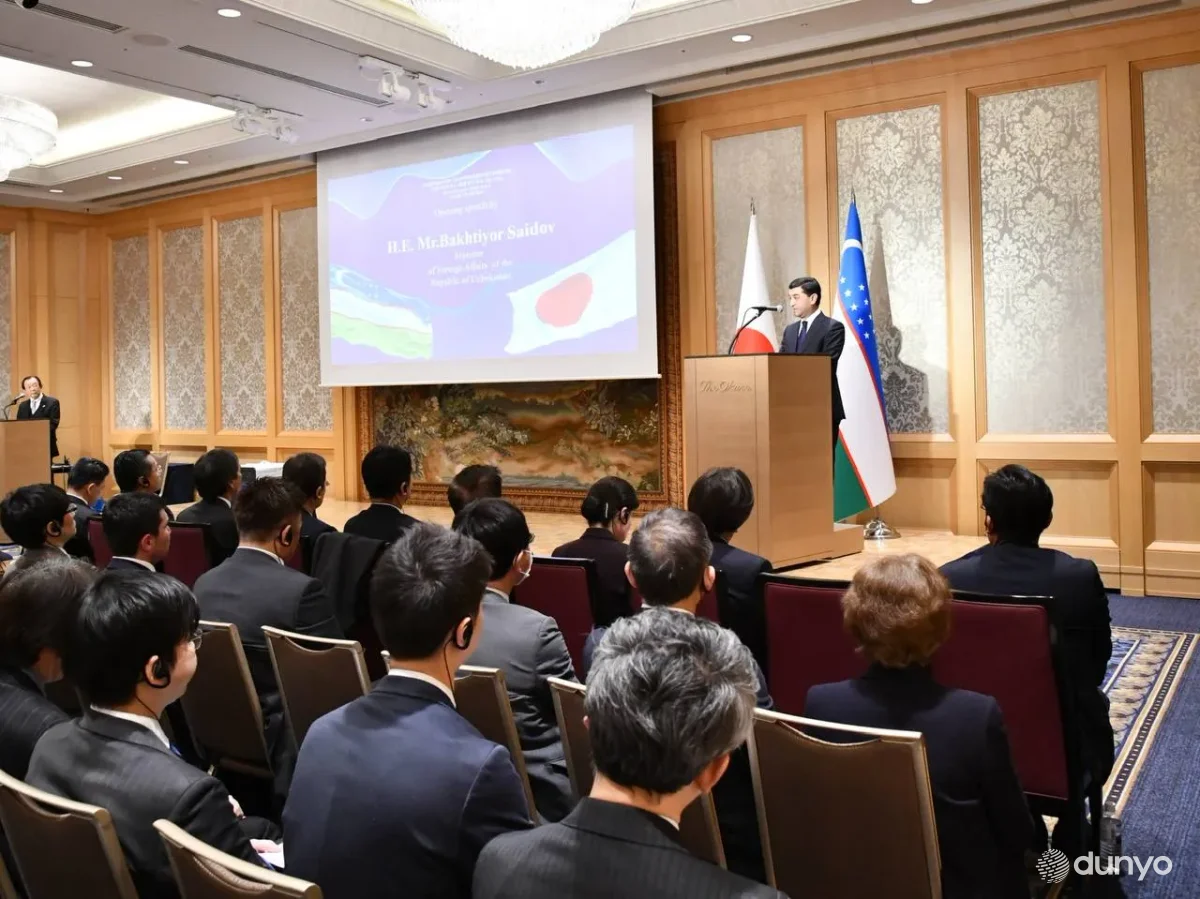 Ўзбекистон ташқи ишлар вазири Токиода бўлиб ўтган Ўзбекистон-Япония бизнес-форумида иштирок этди