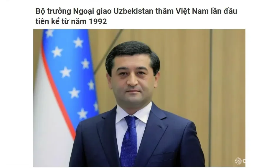 Ташқи ишлар вазири бошчилигидаги Ўзбекистон делегацияси Вьетнамга ташриф буюрди