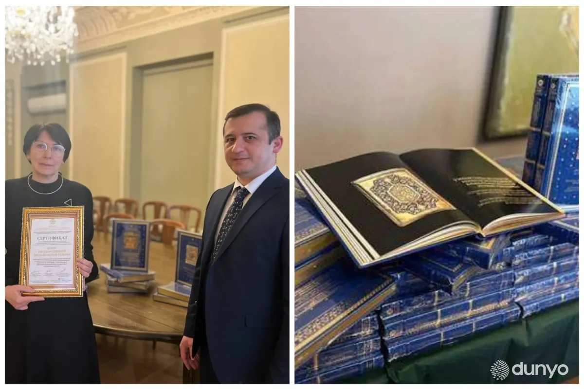 Moskva shahridagi Davlat Tretyakov galereyasiga "O'zbekiston madaniy merosi jahon to'plamlarida" kitob-albomlari sovg'a qilindi