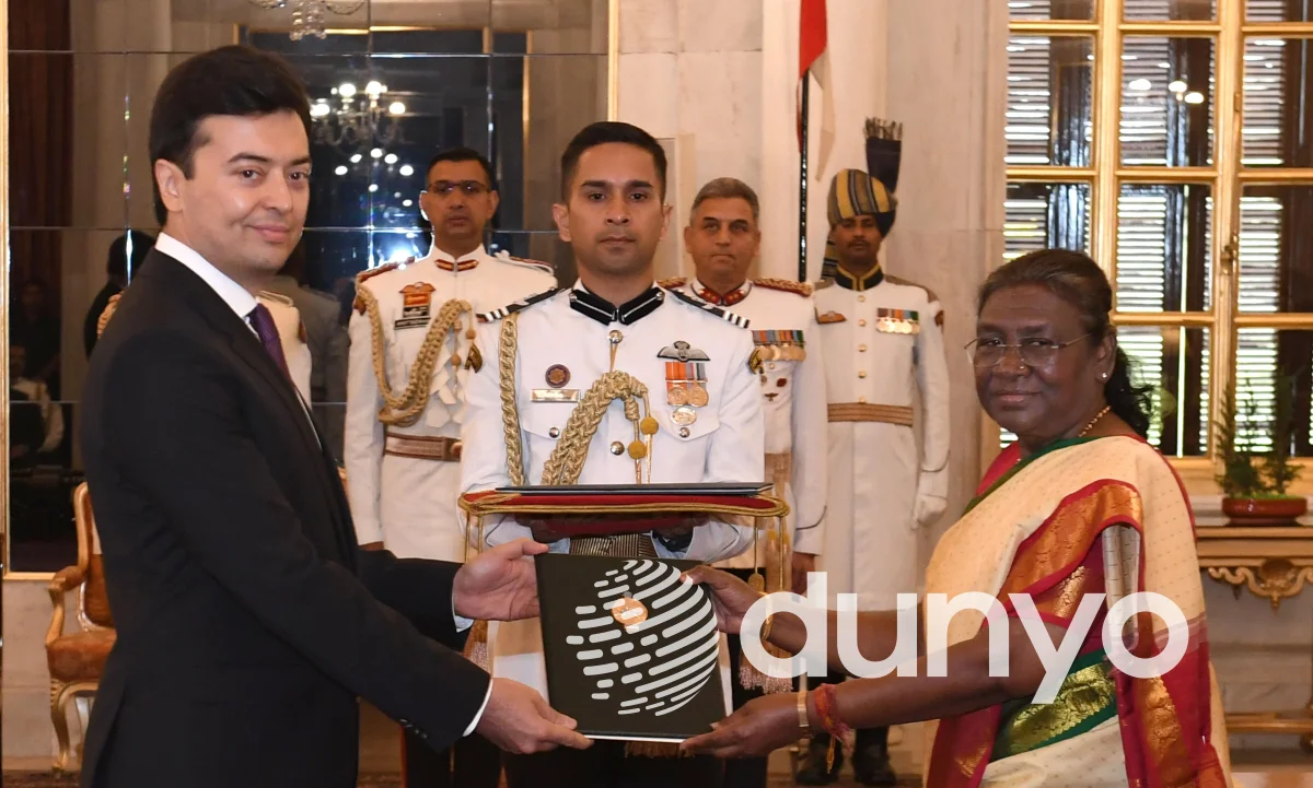 O'zbekistonning yangi elchisi Hindiston Prezidentiga ishonch yorliqlarini topshirdi