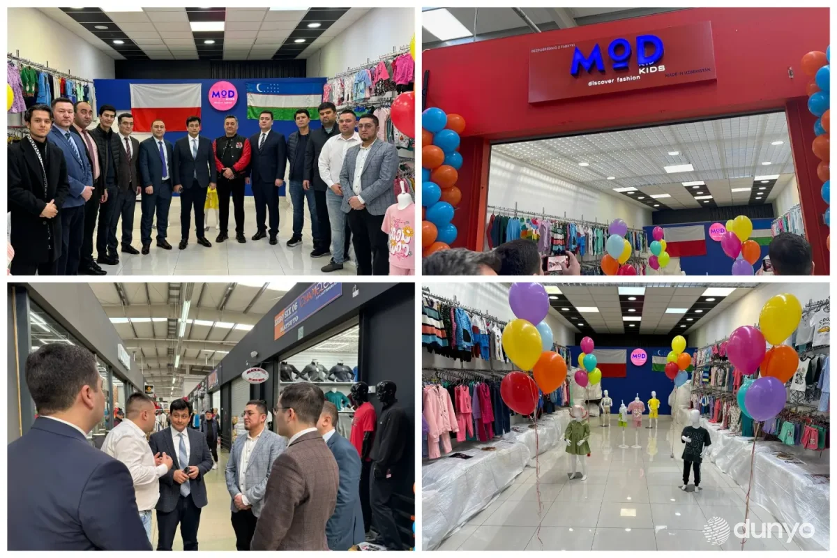 Текстильная компания Узбекистана открыла в Польше торговый магазин