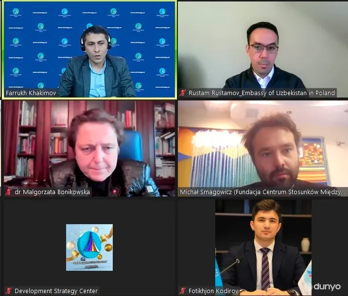 Ўзбекистон ва Польшанинг етакчи таҳлилий марказлари экспертлари ҳамкорликнинг янги йўналишларини муҳокама қилдилар