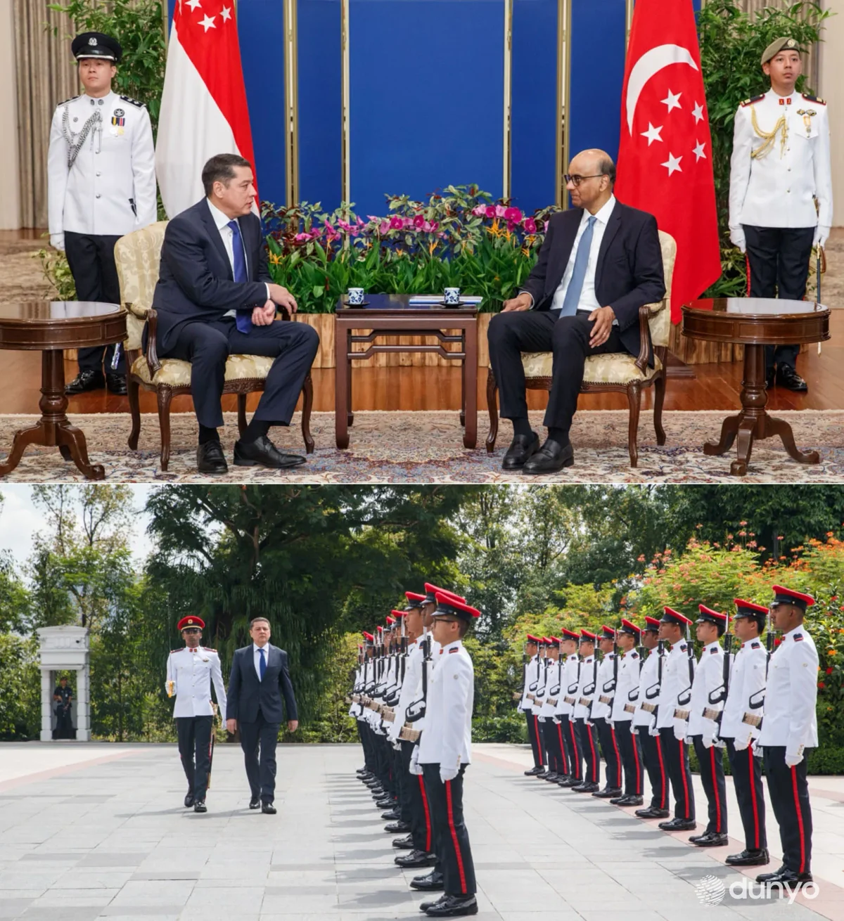 Ўзбекистоннинг янги элчиси Сингапур Президентига ишонч ёрлиқларини топширди