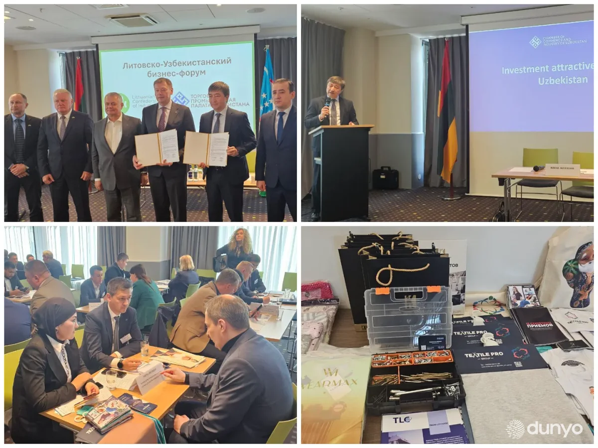 "Ўзбекистон-Литва" ишбилармонлар ҳамкорлиги кенгаши ташкил этилди