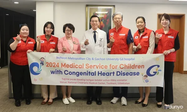 Janubiy Koreya shifoxonasi O'zbekistonda yurak-qon tomir kasalliklari bilan og'rigan bolalarga tibbiy yordam ko'rsatadi