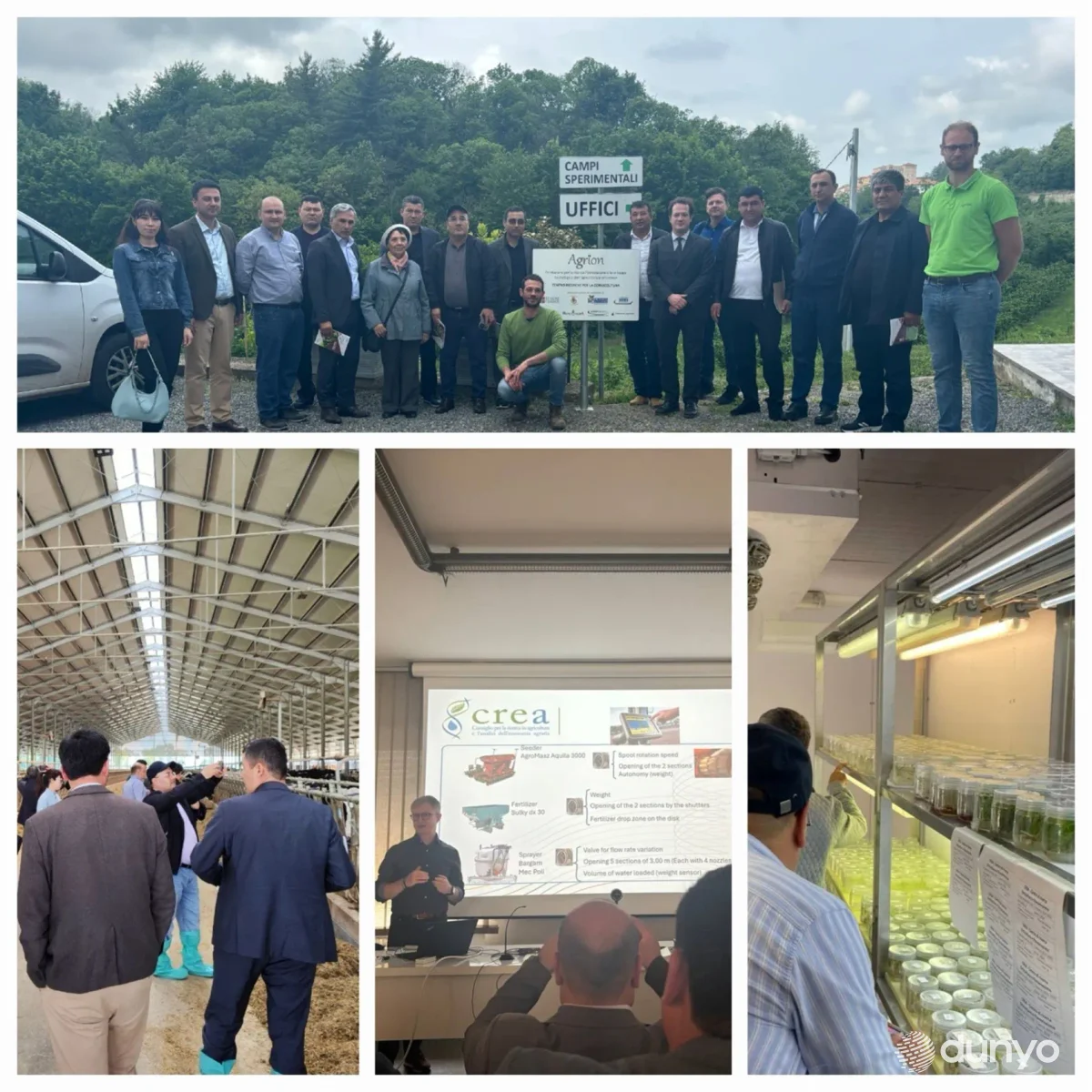 Ўзбекистон олимлари қишлоқ хўжалигида илмий инновацияларни жорий этиш бўйича Италия тажрибасини ўрганмоқда