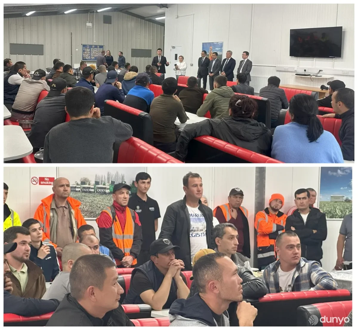 Ўзбекистон делегацияси Буюк Британияда вақтинча ишлаётган ватандошларнинг яшаш ва иш шароитлари билан танишди