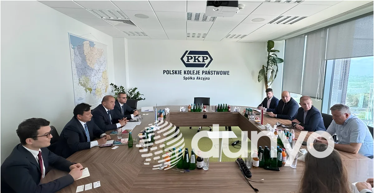 O'zbekiston va Polsha temir yo'l sohasida ikki tomonlama hamkorlikni mustahkamlash masalalarini muhokama qilmoqda