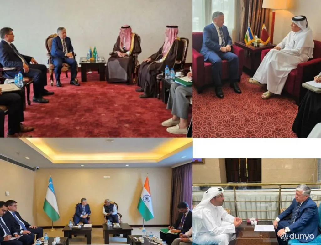 Ўзбекистон ташқи ишлар вазирининг биринчи ўринбосари Теҳронда Саудия Арабистони, Қатар, Ҳиндистон ва БАА делегациялари раҳбарлари билан музокаралар ўтказди