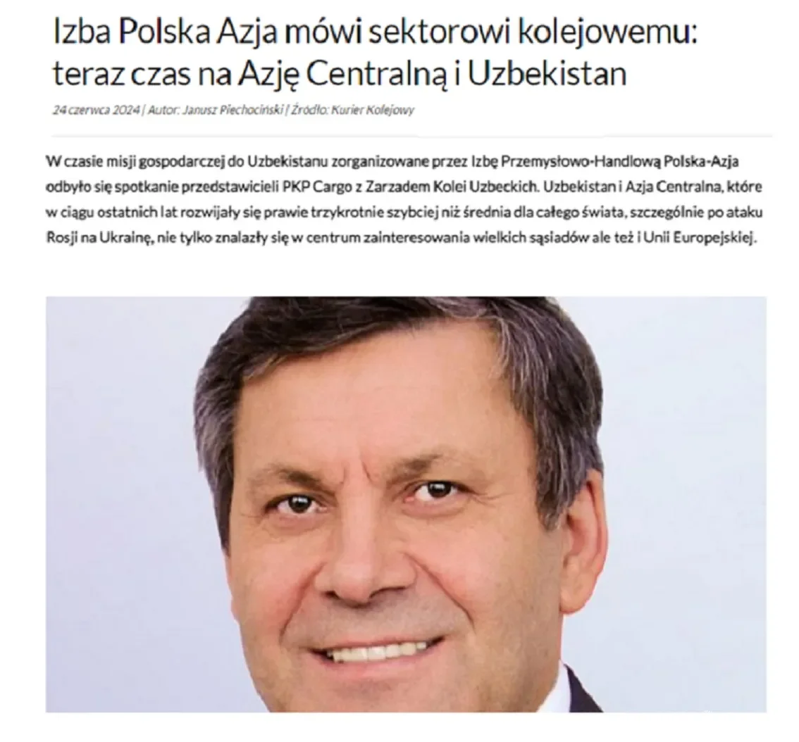 Ўзбекистоннинг транспорт-логистика жозибадорлигини тубдан яхшилаш бўйича ислоҳотлар Польша ОАВ нигоҳида