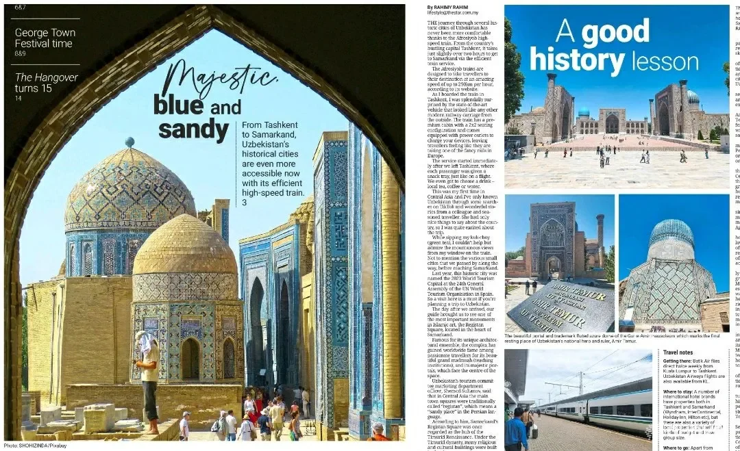 Малайзиялик журналист Ўзбекистон бўйлаб қилган саёҳати ҳақида ёзди