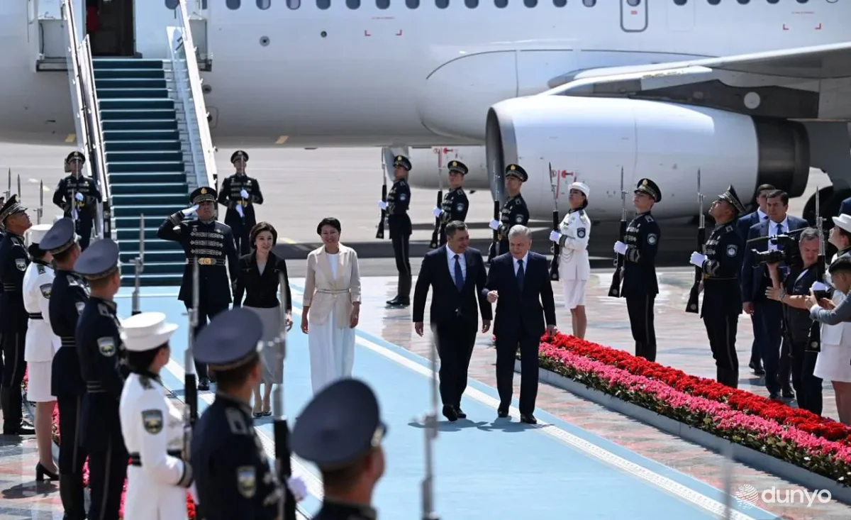 Qirg'iziston Prezidenti davlat tashrifi bilan O'zbekistonga keldi