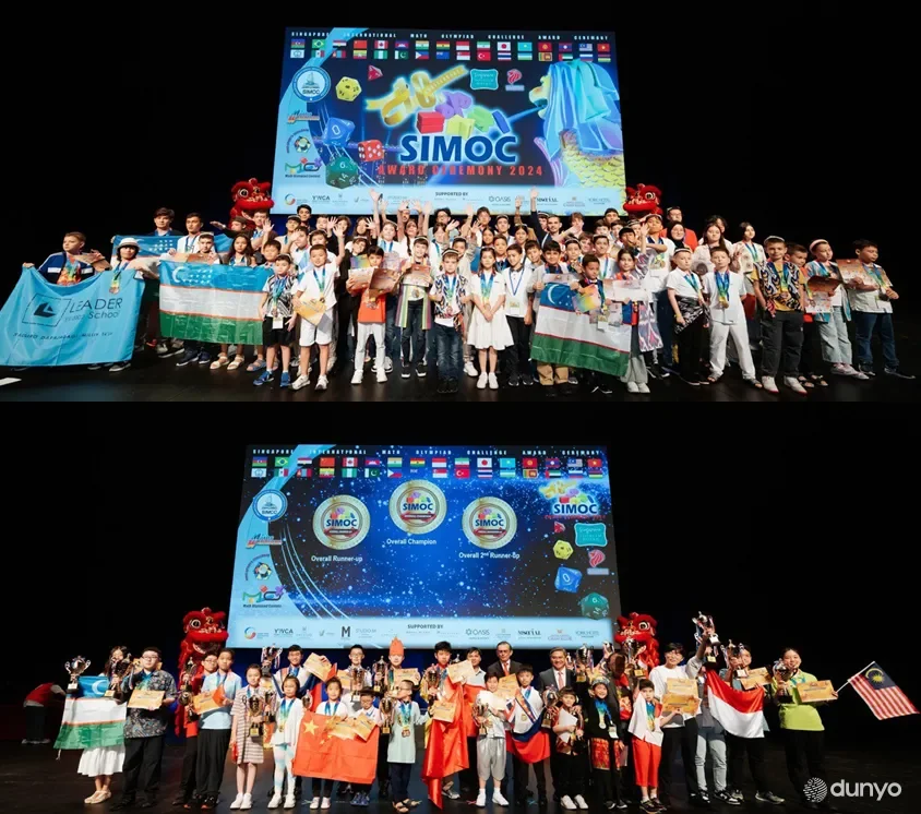 O'zbekiston o'quvchilari Singapurda o'tkazilgan xalqaro matematika olimpiadasida 7 ta oltin, 9 ta kumush va 16 ta bronza medallarini qo'lga kiritdi