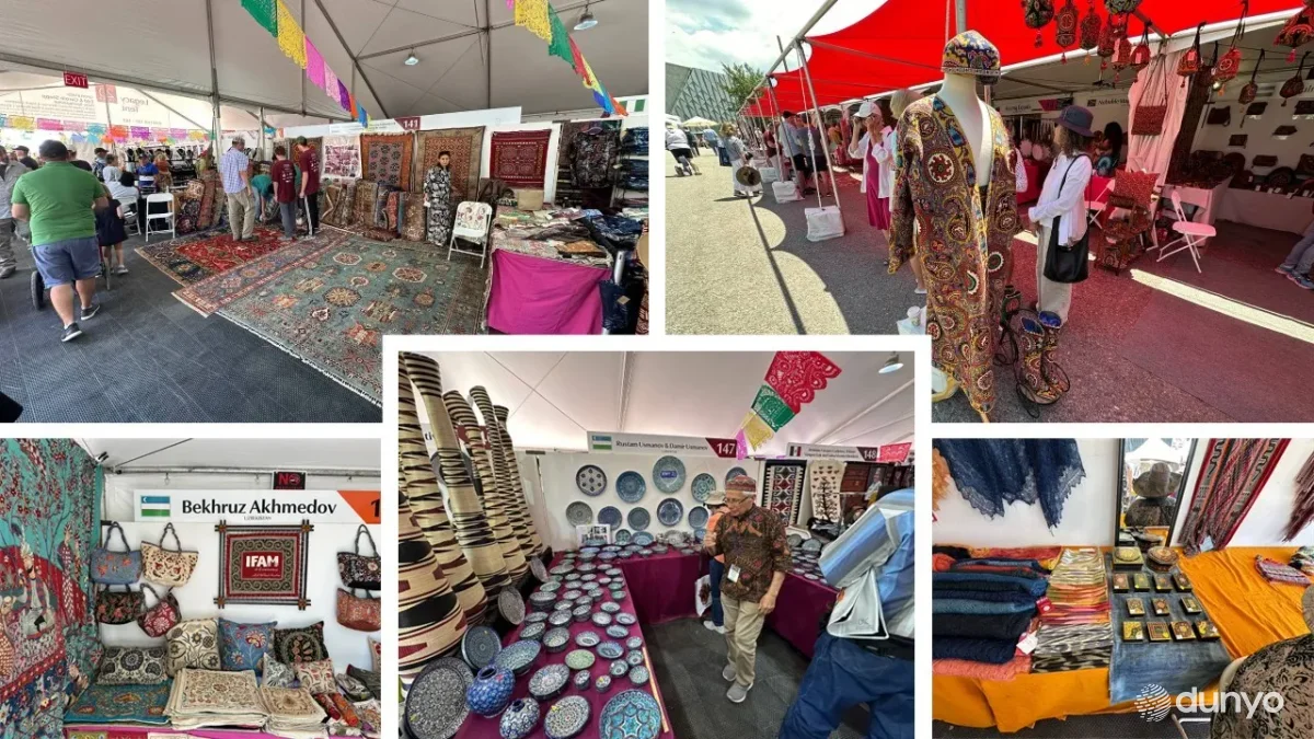 АҚШнинг Санта-Фе шаҳридаги ярмаркада салкам ярим миллион долларлик ўзбек миллий ҳунармандчилик маҳсулотлари сотилди