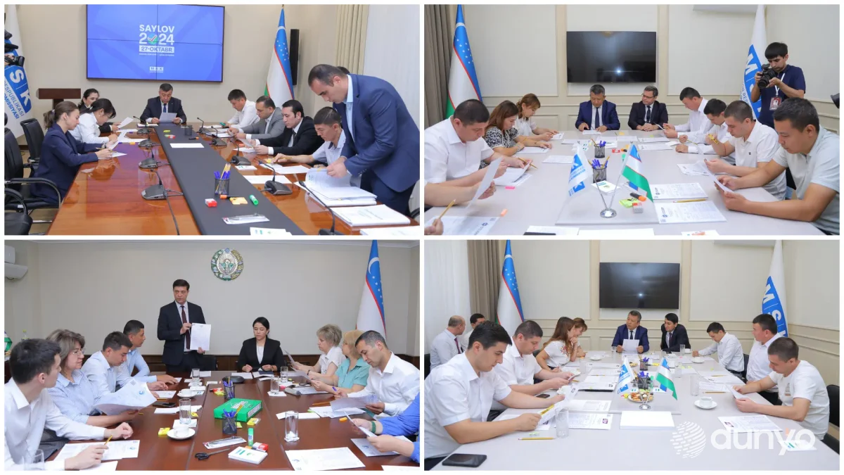 Эксперт гуруҳлари Ўзбекистон сиёсий партиялари томонидан тақдим этилган имзо варақаларини кўздан кечиришди