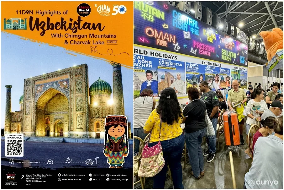 Ведущая туркомпания Сингапура планирует до конца года запустить прямые чартерные рейсы в основные туристические центры Узбекистана