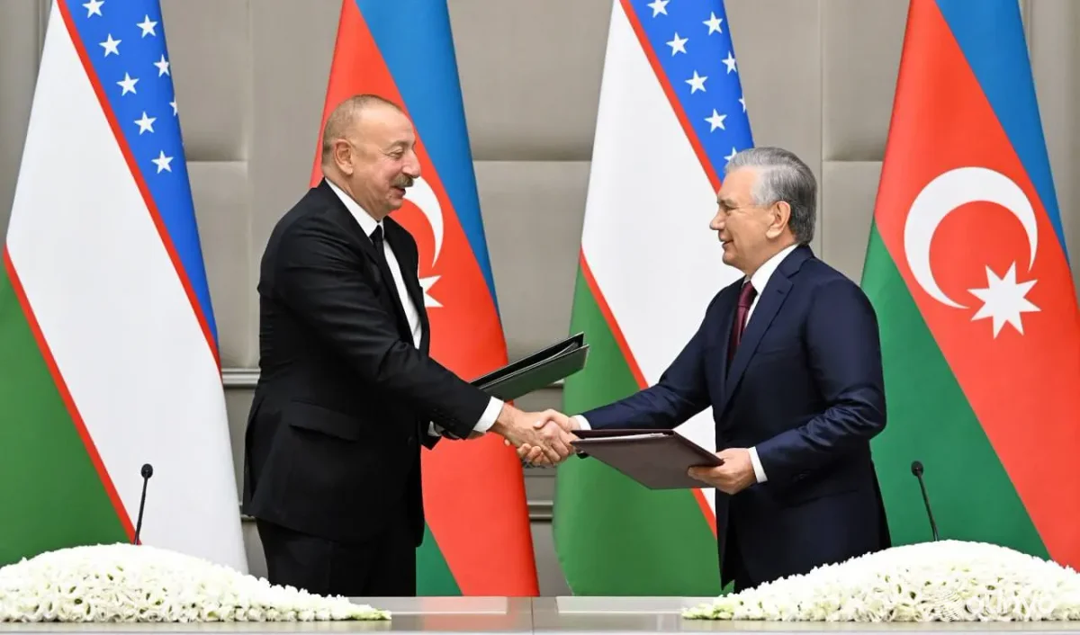 Presidents of Uzbekistan and Azerbaijan signed the Treaty on Allied Relations