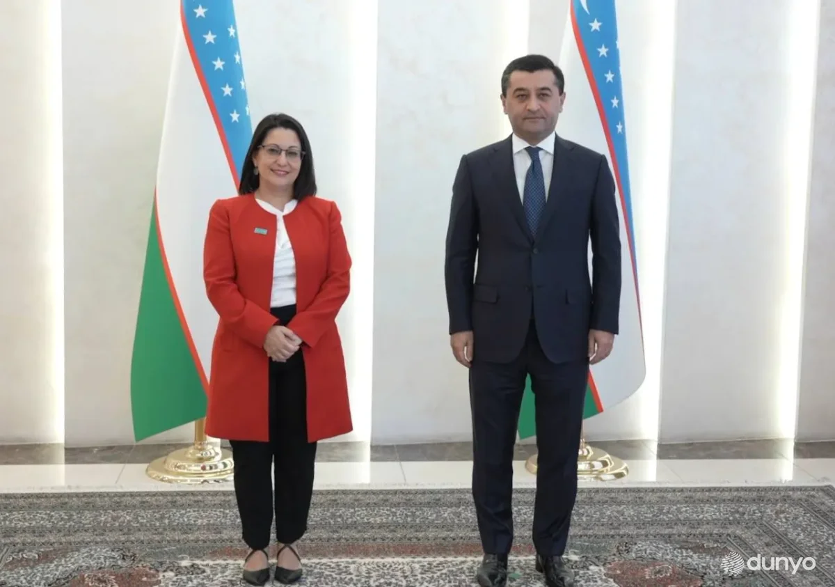 Minister of Foreign Affairs of Uzbekistan receives the new head of UNICEF Representative Office in our country