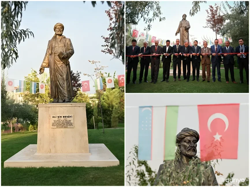 Анқара шаҳрида Алишер Навоий ҳайкали очилди