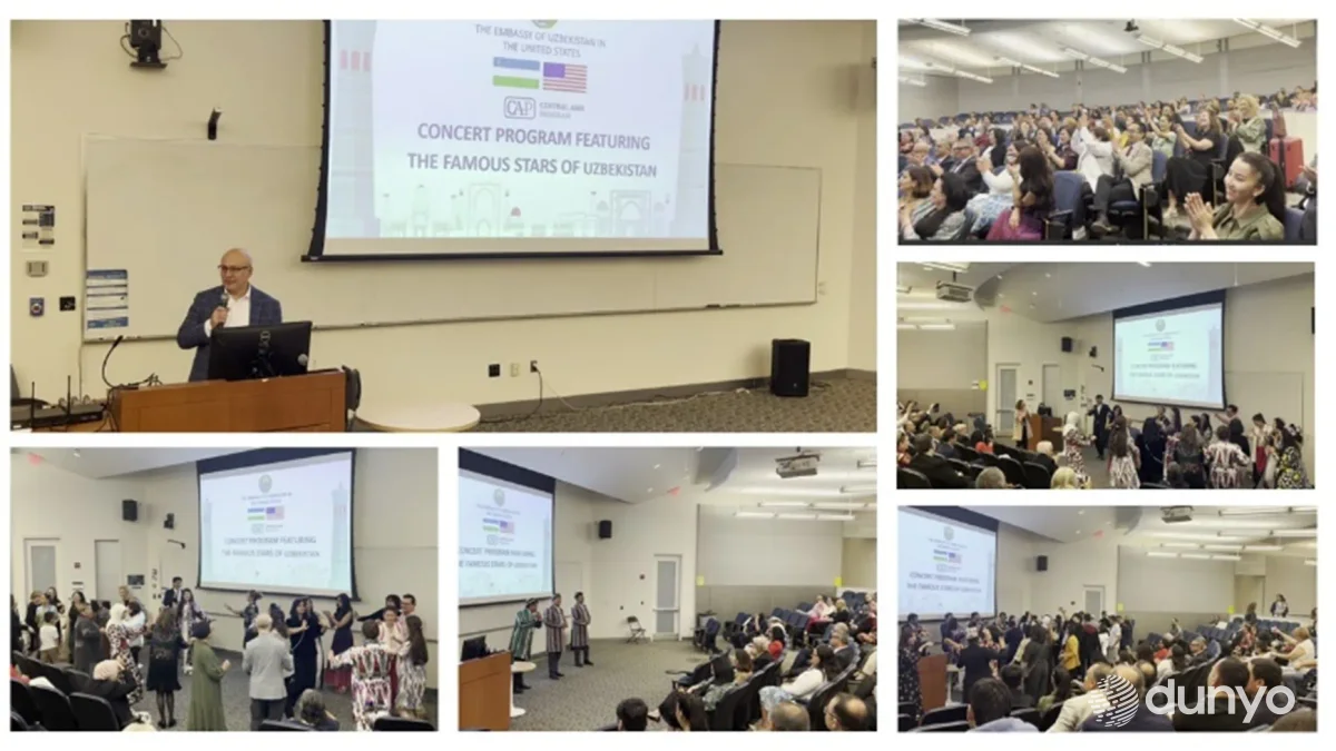 Vashingtonda O'zbekiston Mustaqilligi kuni munosabati bilan o'zbek san'at ustalari ishtirokida konsert dasturi namoyish etildi