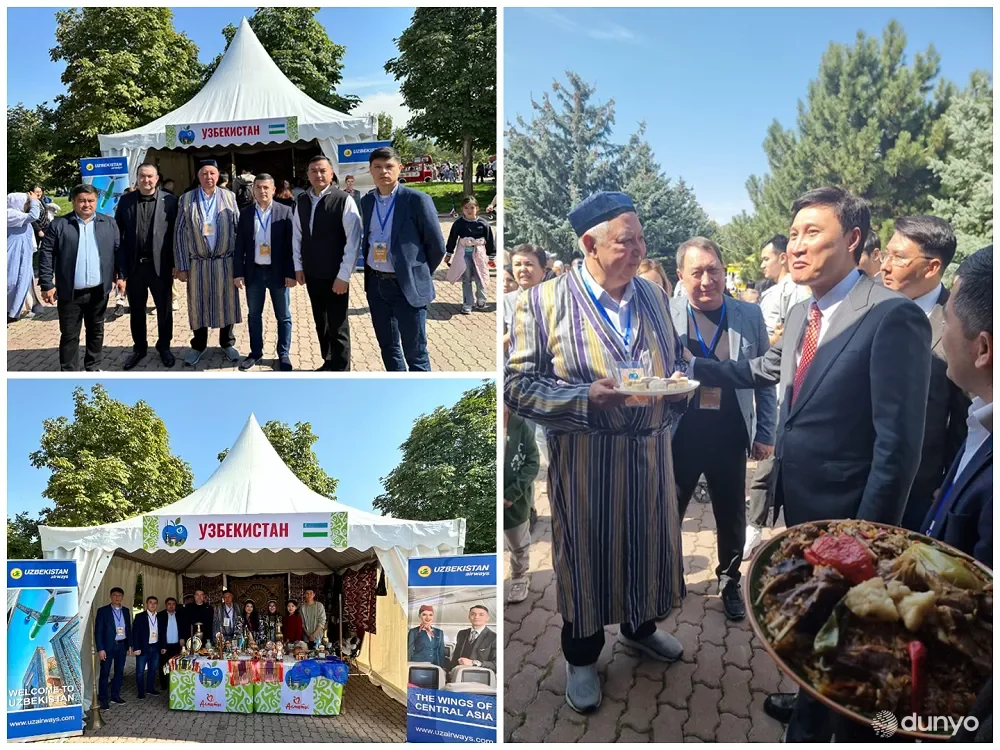 Олмаота шаҳрида бўлиб ўтган фестивалда Ўзбекистоннинг бой маданияти ва туризм салоҳияти намойиш қилинди